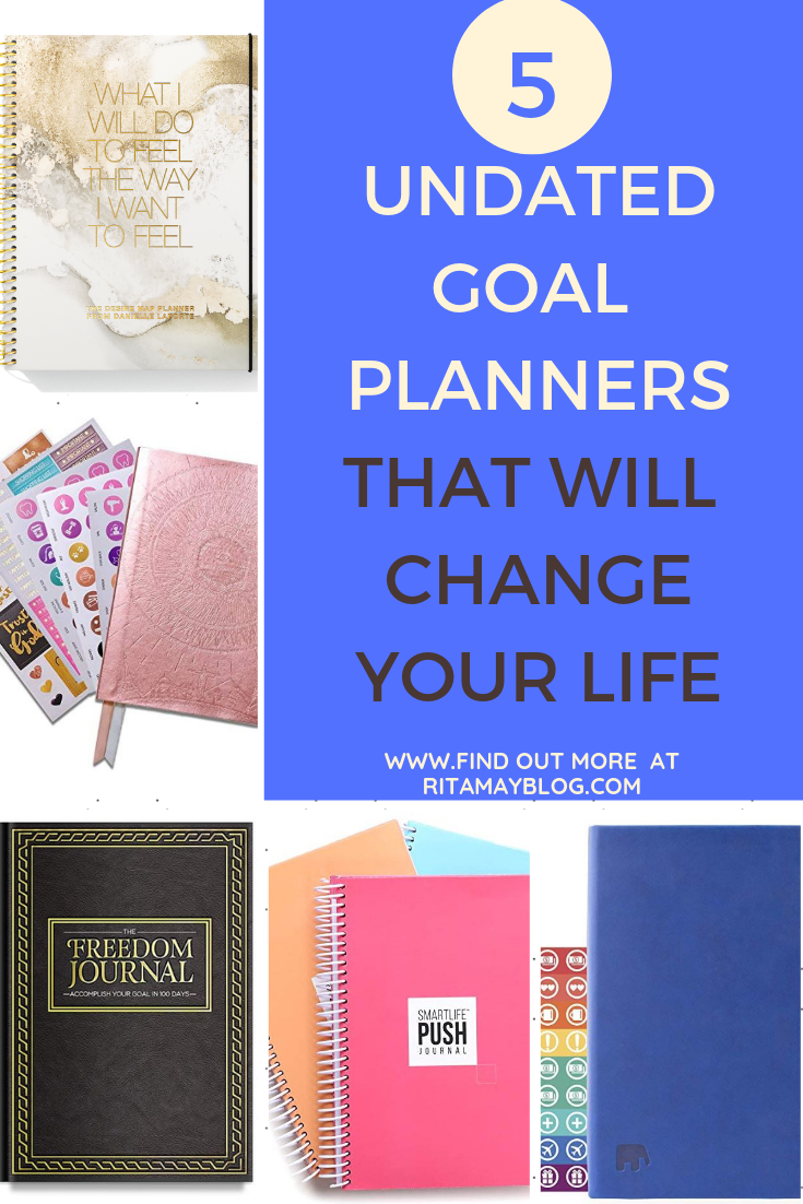 5 undated goal planners that will change your life #goal #gaolplanner #goalplannerreview