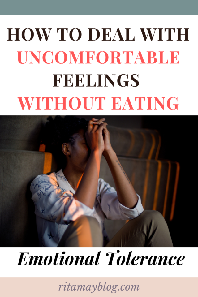 how to deal with uncomfortable feelings without eating