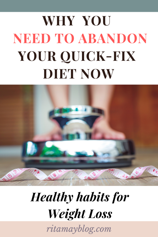 why you need to abandon your quick fix diet now