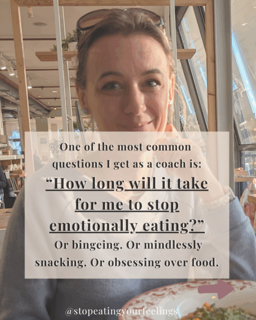 How long will it take to stop emotional eating