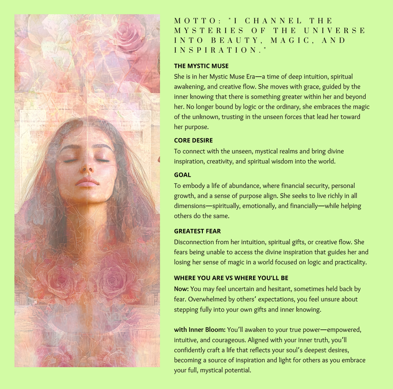 Inner Bloom wellness academy mystic muse woman