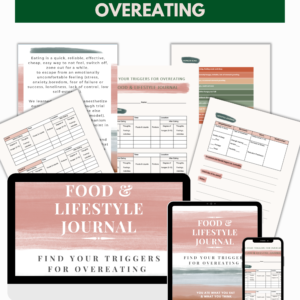 Food and lifestyle journal to find the triggers for overeating