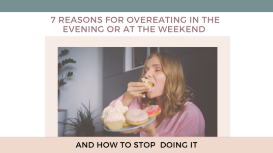 overeating in the evening, overeating at the weekend, overeating at night