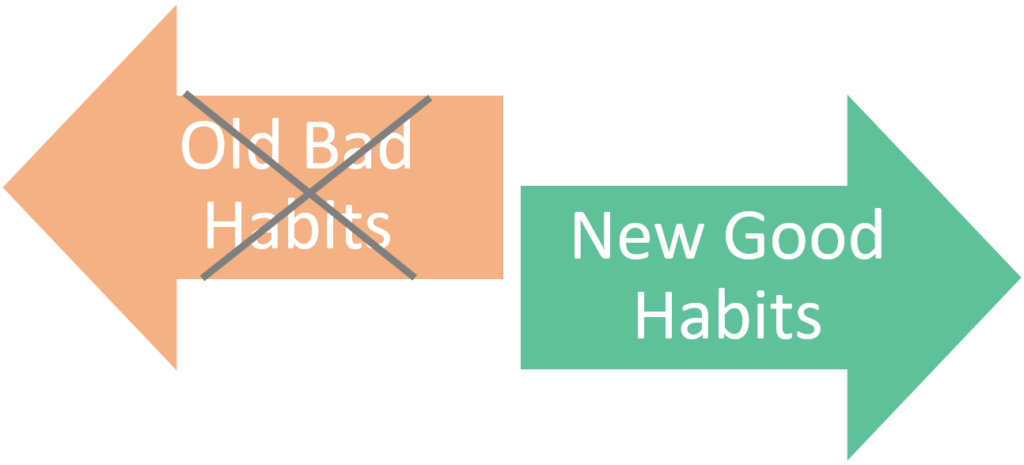 good and bad habits, neuroplasticity, neuro associations