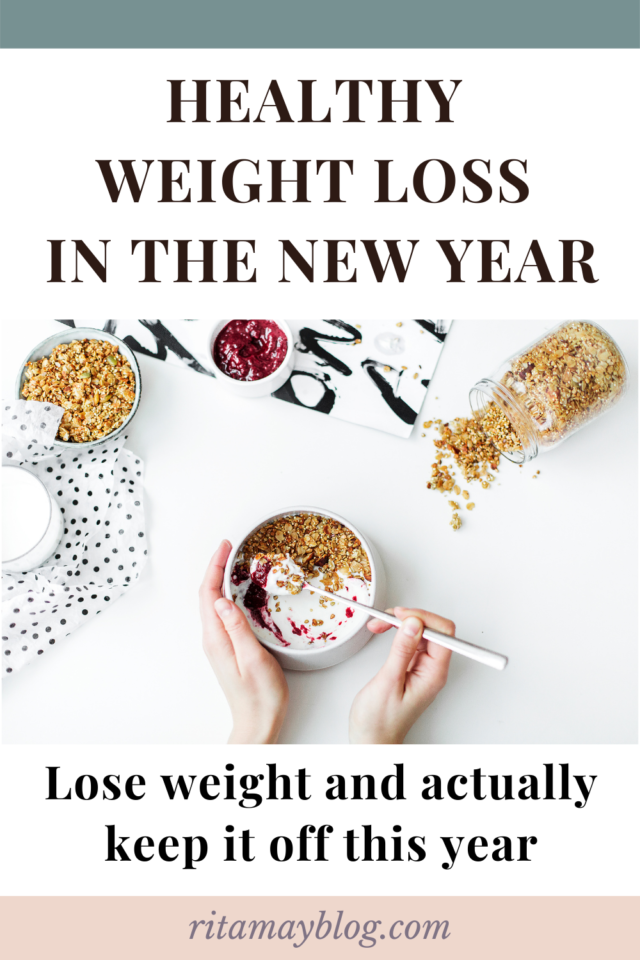 healthy weight loss in the New Year - lose weight and keep it off this year