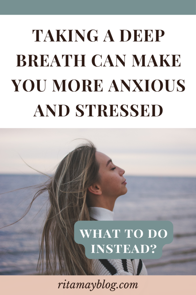 Taking a deep breath to calm down doesn't work