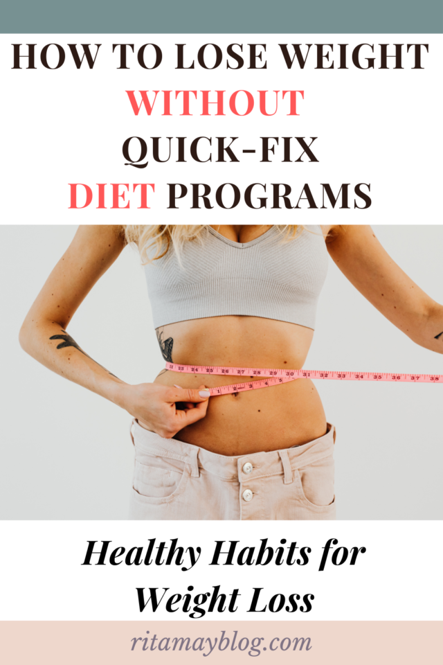 how to lose weight without quick fix diets