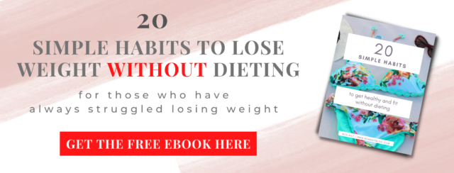 20 simple habits to lose weight without dieting