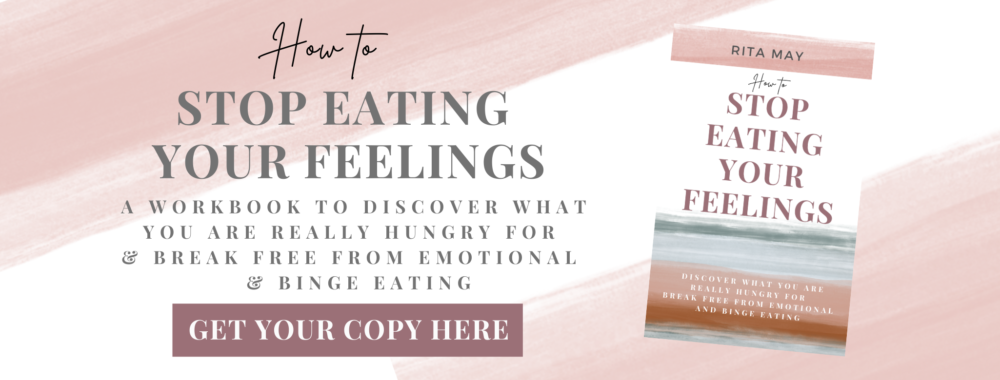 how to stop eating your feelings workbook, stop emotional eating, binge eating