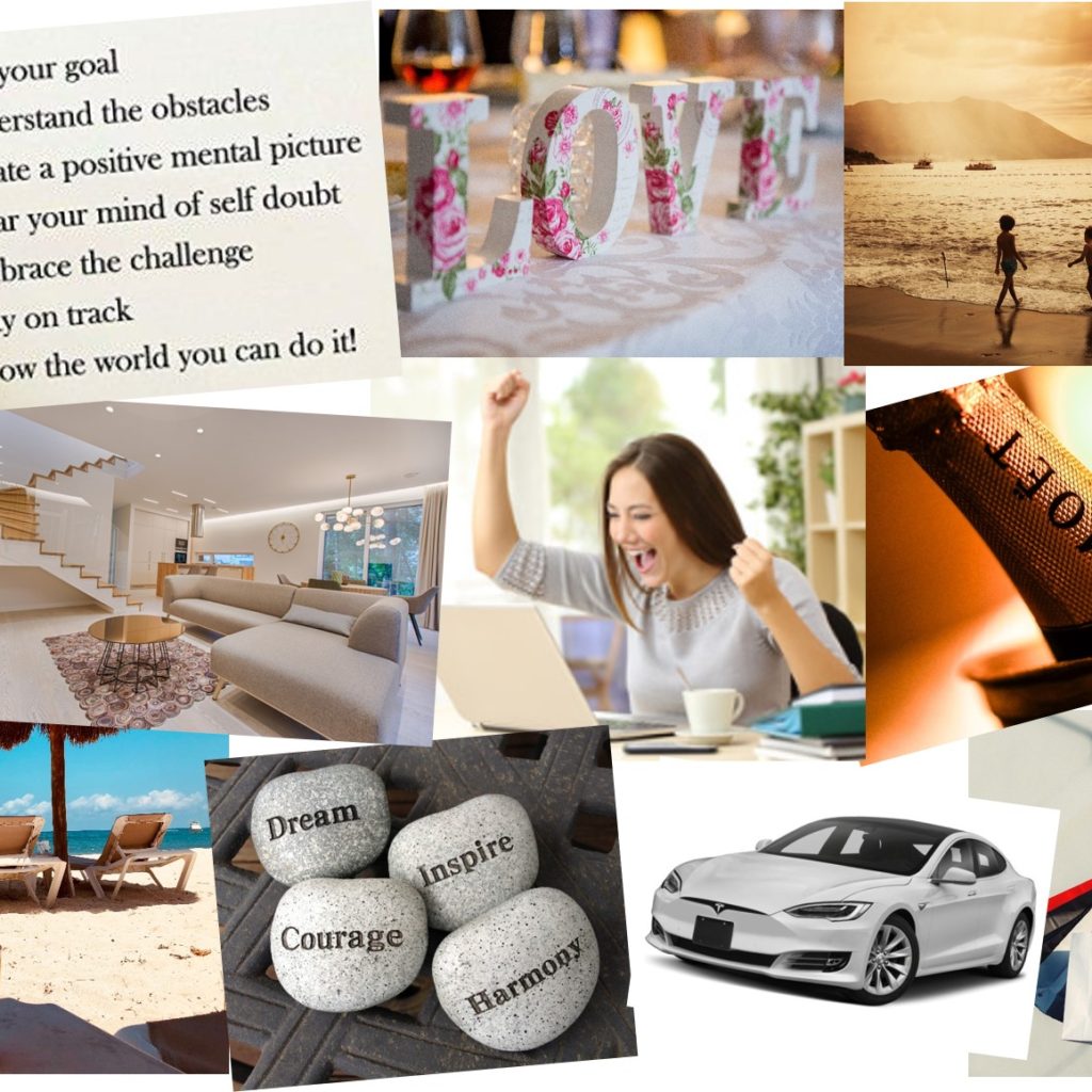 Vision boards help you manifest what you want - Red Shoe Zone